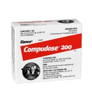 COMPUDOSE 200 MG X 10 IMPLANTES