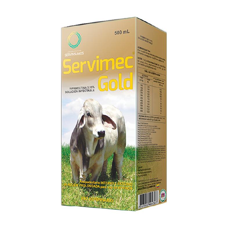SERVIMEC GOLD 3.15% INY X 500 ML