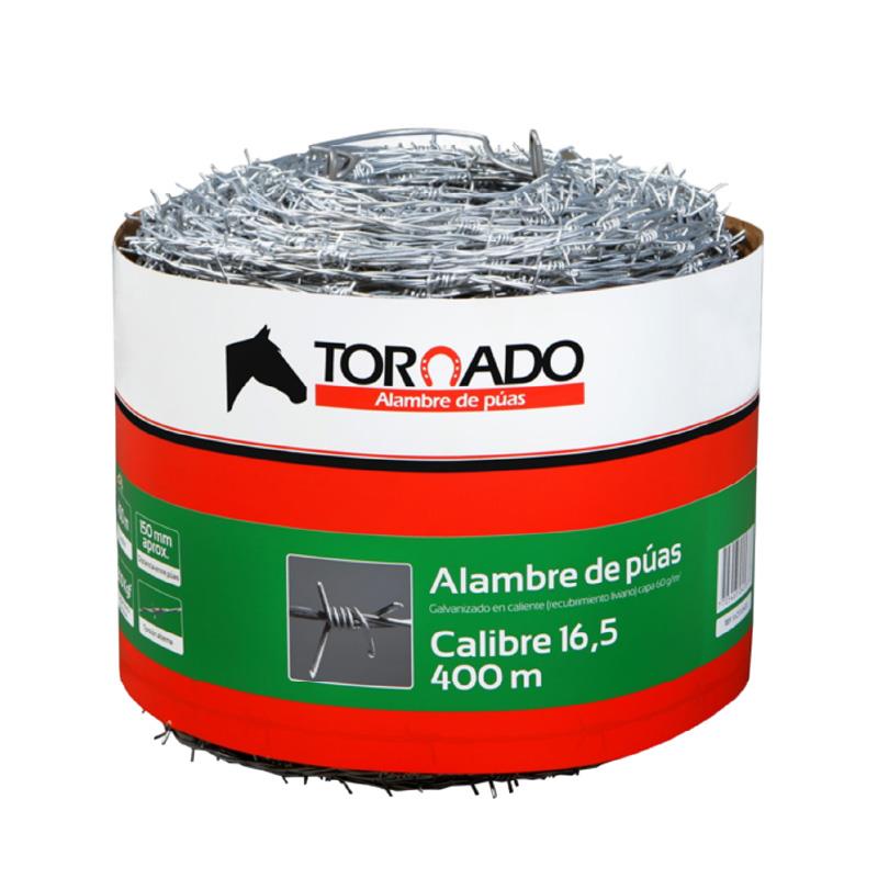 ALAMBRE DE PUAS TORNADO C16.5 X 400