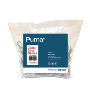 GRAPA CERCA ELEC PUMA 1 1/4" X 9 X 500 G