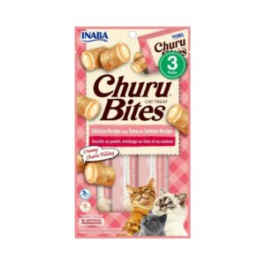 CHURU BITES CAT POLLO ATUN SALMON X 30GR