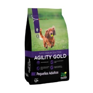 AGILITY GOLD PEQUEÑOS ADULTOS X 1.5 KG