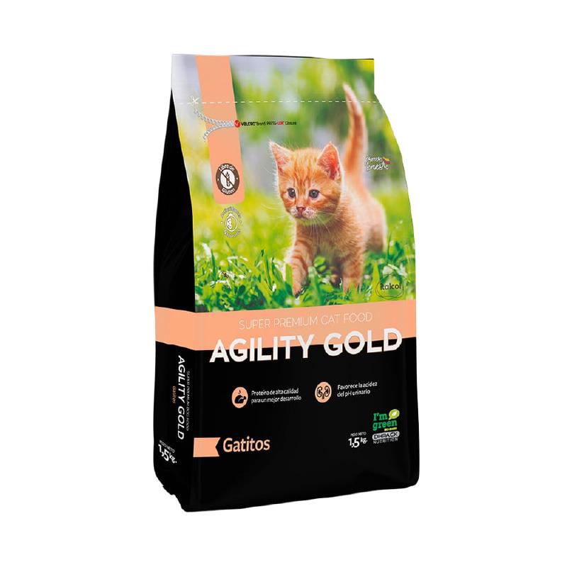 AGILITY GOLD GATITOS X 1,5 KG
