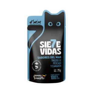 7 VIDAS TROZOS SABORES DEL MAR X 75 GR