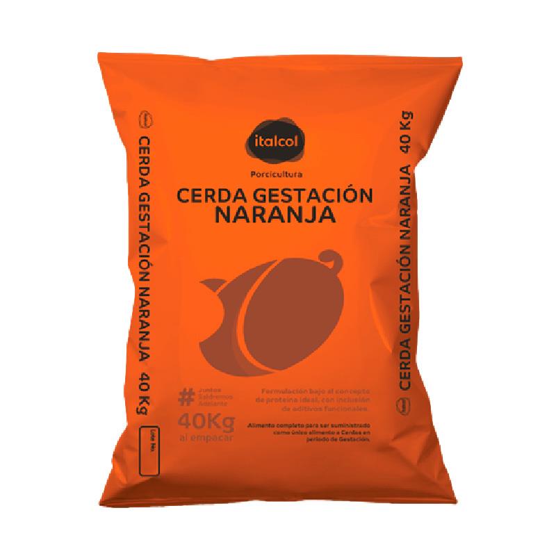 CERDA GESTACION NARANJA H X 40 KG