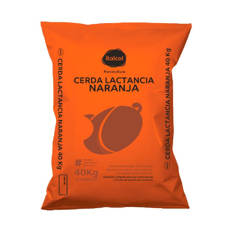 CERDA LACTANCIA NARANJA H X 40 KG