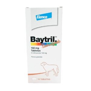 BAYTRIL SABORIZADO 150 MG X 10 TAB